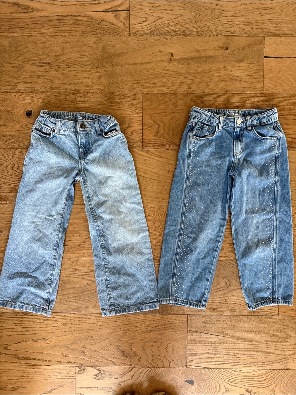 Cat & Jack Light Blue Kids Jeans Duo